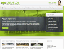 Tablet Screenshot of duraflor.co.uk